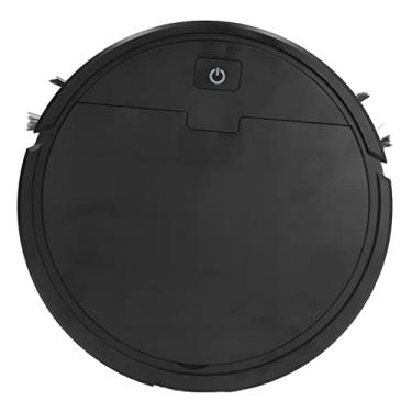 Imagem de Domary Mini Aspirador de pó 3 Em 1 Com Carregamento USB, Sucção Doméstica e Vassoura Com robô Limpador Automático, Limpeza Profunda de Pêlos, Cabelos, Partículas, Pêlos de Animais de (Preto)