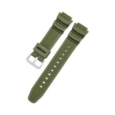 Imagem de Pulseira De Borracha De 18mm Para Relógio Casio AE-1200WH AQ-S810W MRW