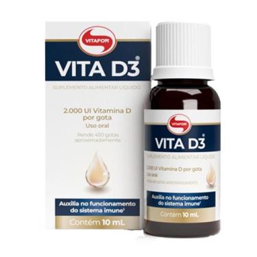 Imagem de Vita D3 Vitamina D 2.000 UI Líquida 10ml Vitafor