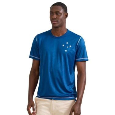 Imagem de Camisa Braziline Cruzeiro Ser Masculina, Azul, G