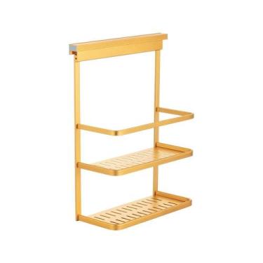 Imagem de Organizador De Cozinha Suspenso Gourmet Andorinha Pingoo.casa - Dourad