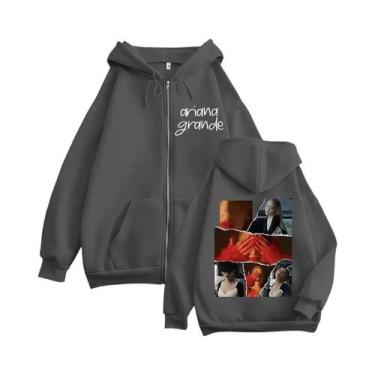 Imagem de Moletom Unissex Oversized Hip Hop Rapper Ariana Grande Brighter Days A