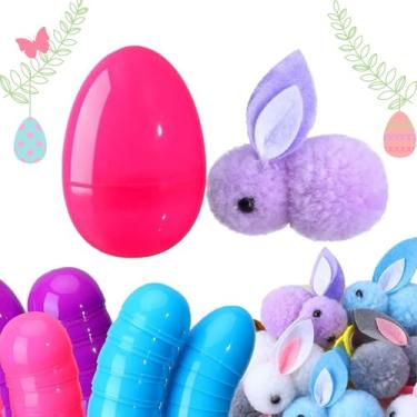 Imagem de Ovos de Páscoa Pré-Recheados - 24 Pequenas Bonecas De Pelúcia,Enchimentos Para Sacos Com Surpresas Festivos | Para Festas Aniversário Eventos Escolares Creche Sala Brinquedos Quarto