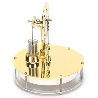 Imagem de Cryfokt Modelo Requintado de Motor Stirling de Baixa Temperatura Com Operação Simples para Projetos de Ciências Infantis e Aprendizado de Física, Modelo de Motor de Liga de Zinco para Entusiastas de