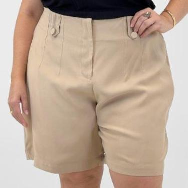 Imagem de Bermuda Alpelo Jorts Plus Size em Tecido Feminina-Feminino