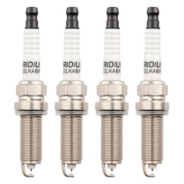Imagem de maXpeedingrods 4 peças de velas de ignição irídio 96210 DILKAR6T8 para Toyota Camry 2018-2020, RAV4 / Corolla/Avalon 2019-2020, Highlander 2020, para Lexus ES300h / UX250h 2019-2020, L4 1,8L 2,0 L 2