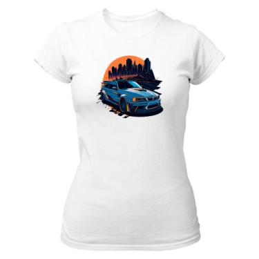 Imagem de Camiseta Baby Look BMW Azul Sunset, M