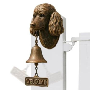 Imagem de Campainhas Com Tema De Cão,Campainhas Decorativas Com Tema Animal Vintage E Rústico - Sino De Entrada Para Porta Da Frente E - Para Portão, Jardim, Quintal, Casa, Sala De Segurança