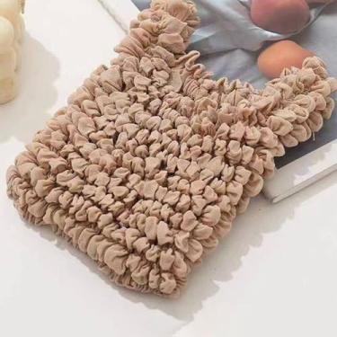 Imagem de Bolsa de armazenamento portátil mágica expansível – Bolsa de compras dobrável de grande capacidade com design sem rugas, organizador dobrável para viagens, compras, praia e uso diário