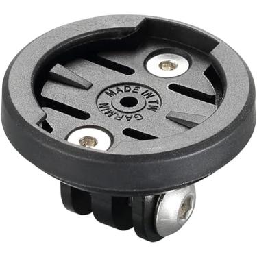 Imagem de BSSOK Adaptador de montagem frontal externa para Garmin Edge, adaptador de liberação rápida de um quarto de volta compatível com câmera de ação Gopro e farol