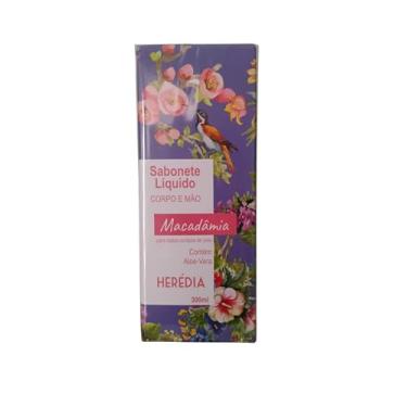 Imagem de HERÉDIA Sabonete Líquido Macadâmia com Aloe-Vera, Corpo e Mão, Todos os Tipos de Pele, 300ml