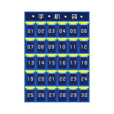 Imagem de Bolsa De Armazenamento Para Celulares Em Sala De Aula, Organizador Por