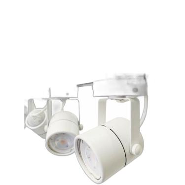 Imagem de Kit Trilho Eletrificado 1 M Branco 4 Spot Gu10 Led 7W 4000K