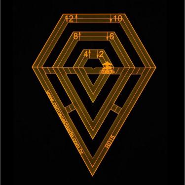 Imagem de Régua Para Patchwork Diamante 12cm