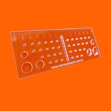 Imagem de Régua Patchwork Centralização de Olhos Cristal