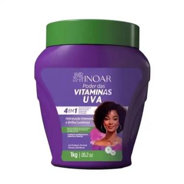 Imagem de Creme de Pentear Inoar Vitaminas Uva 1KG