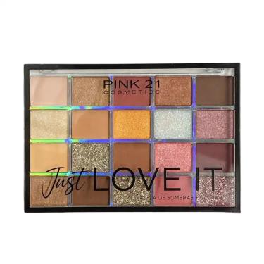 Imagem de Paleta de Sombras Just Love It Cor 01 Pink 21