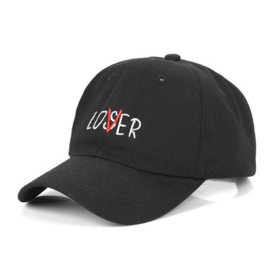 Imagem de Boné de beisebol Anime Hat Lover Loser Masculino Feminino Algodão Pret
