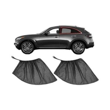 Imagem de Cortina De Malha Protetora UV Dobrável Para Janela Traseira De Carro (