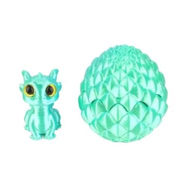 Imagem de Conjunto De Ovos De Dinossauro Impressos Em 3D Multicoloridos Com Tamp