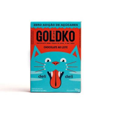 Imagem de Deli Deli ao leite zero adição de açúcares - 70g - Goldko