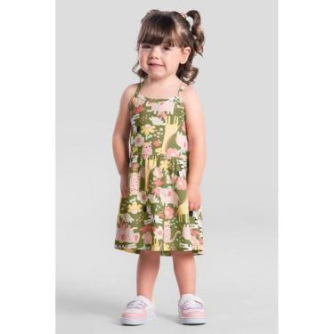 Imagem de Vestido infantil menina em malha Brandil