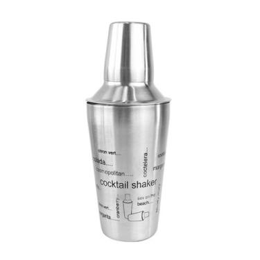 Imagem de Coqueteleira em aço inox com estampa 500ml - CASITA
