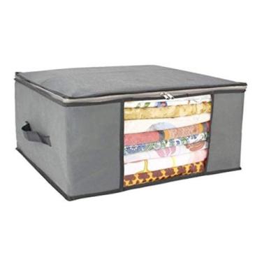 Imagem de Caixa organizadora e alça ziper multiuso guarda roupas - Multicoisa da