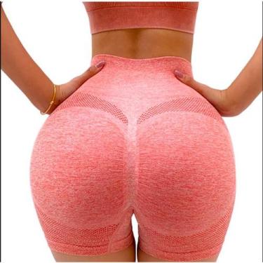Imagem de Short Academia Feminino Fitness Empina Bumbum Cintura Alta - Seven, PI