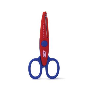 Imagem de Tesoura Escolar Lyke Zig Zag 14cm 102155 TESOURA ESCOLAR LYKE ZIG ZAG 