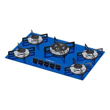 Imagem de Cooktop chamalux 5 bocas tripla chama azul, Azul, 127/220V