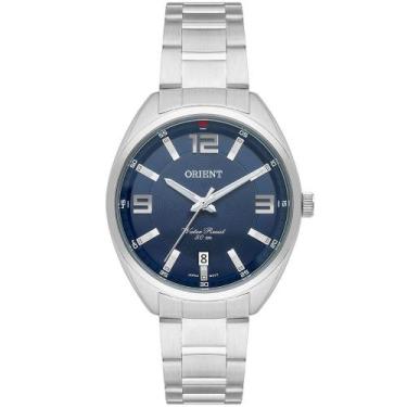Imagem de Relógio ORIENT feminino azul prata analogico FBSS1183 D2SX
