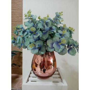 Imagem de Arranjo Artificial Folhagem de Eucalipto Azul. - Espaço das Flores