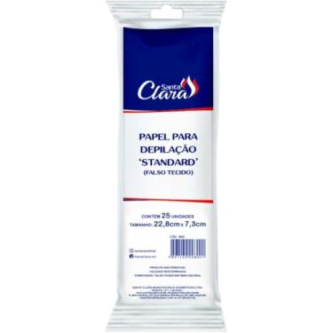 Imagem de Papel p/depilação falso tecido Standard pcte c/ 25 unidades