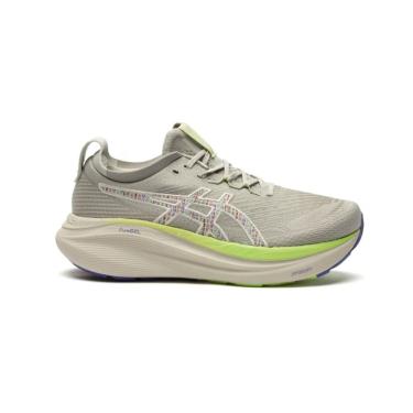 Imagem de Tênis Asics Gel Nimbus 27 Masculino Cinza e Verde