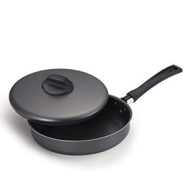 Imagem de Frigideira Com Tampa - Extra-flon Nº 22 Aluminio Oliveira Frigideira Com Tampa - Extra-flon Nº 22 Preto No Voltagev