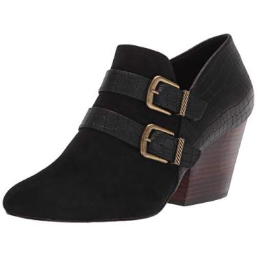 Imagem de Bella Vita Ankle Boot Feminino, Camurça preta, 6 Narrow