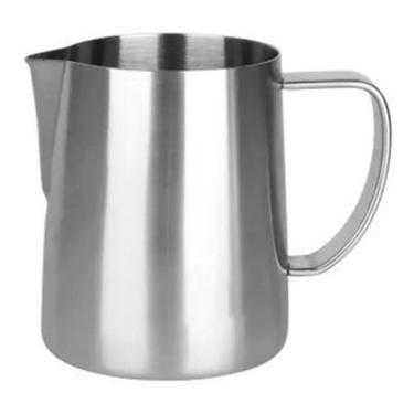 Imagem de Leiteira Pitcher Cremedeira Aço Inox 600Ml Cafe Barista Profissional