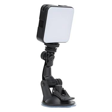 Imagem de Mini luz de enchimento, 6W 2500K-6500K 850LX/0,5 m Lâmpada de fotografia de 2000 mAh de temperatura de cor dupla ajustável brilho luz de preenchimento/computador 2000 mAh, para videoconferência Live Streaming Makeup