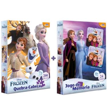 Quebra-Cabeças 100 Peças Frozen Disney Xalingo : : Brinquedos  e Jogos