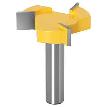 Imagem de Tingpai Spoilboa Surfacing Router Bits 1/2 polegada Haste 3-Wings Slab Slab Flattening Bit Router de aplainamento de madei, fresagem, plaina, fer menta de marcenaria
