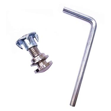 Imagem de Jiayouy Cabeça de cogumelos alça de guitarra fechaduras alça de metal botões pinos de extremidade com porca de montagem para guitarra elétrica clássica acústica baixo ukulele