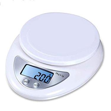 Imagem de balança de comida digital balança de cozinha digital de cozimento portátil balança de cozinha balança de comida balança de frutas 5kg / 1g, balança de cozinha com display LCD