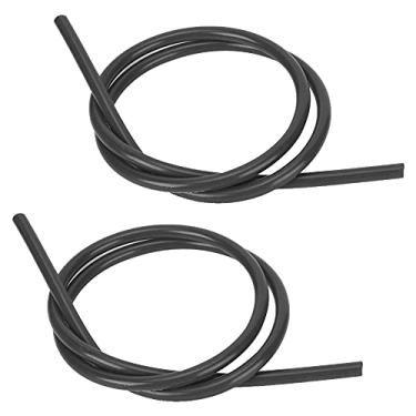 Imagem de Conjunto de fios de velas de ignição de silicone, conjunto de fios de cabo de ignição de vela de ignição de 8 mm é adequado para padrões de ignição eletrônica (preto)