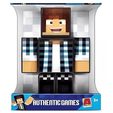 Boneco Authentic Games Minecraft - ZOOM BRINQUEDOS E PRESENTES