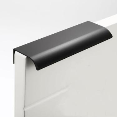 Imagem de Puxadores de gaveta de armário, móveis de cozinha, maçaneta de porta, gaveta, móveis de cozinha, botão dourado preto invisível, 1101,96