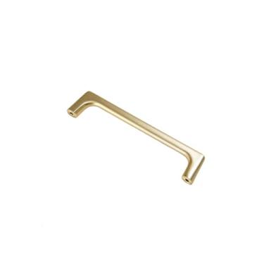Imagem de Puxador de armário em arco de latão antigo, puxador de gaveta de latão polido, vintage, melhoria da casa, retrô, alças de armário, bb, 128mm, 1