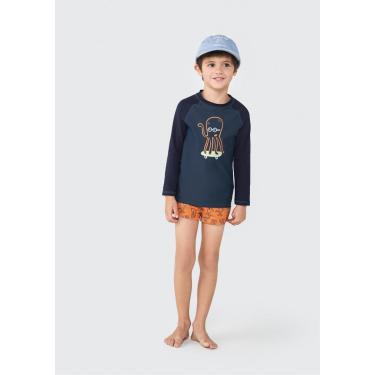 Imagem de Conjunto Praia Bebê Menino Blusa + Sunga Hering Kids-Masculino