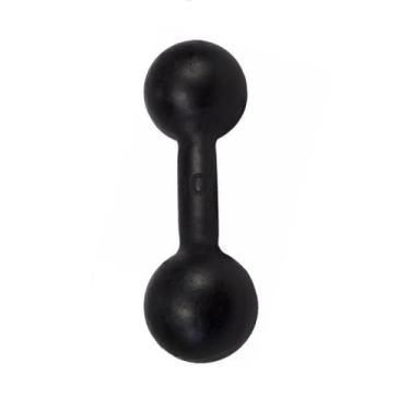 Imagem de Halter Bola 10kg Pintado Preto Ferro Fundido Academia Musculação - Alt