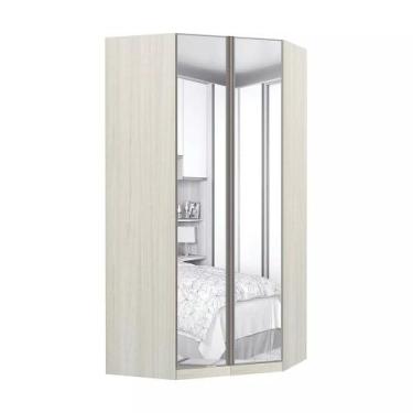 Imagem de Guarda-Roupa Solteiro Luciane Canto Closet Prime Plus 2 Portas Alumíni